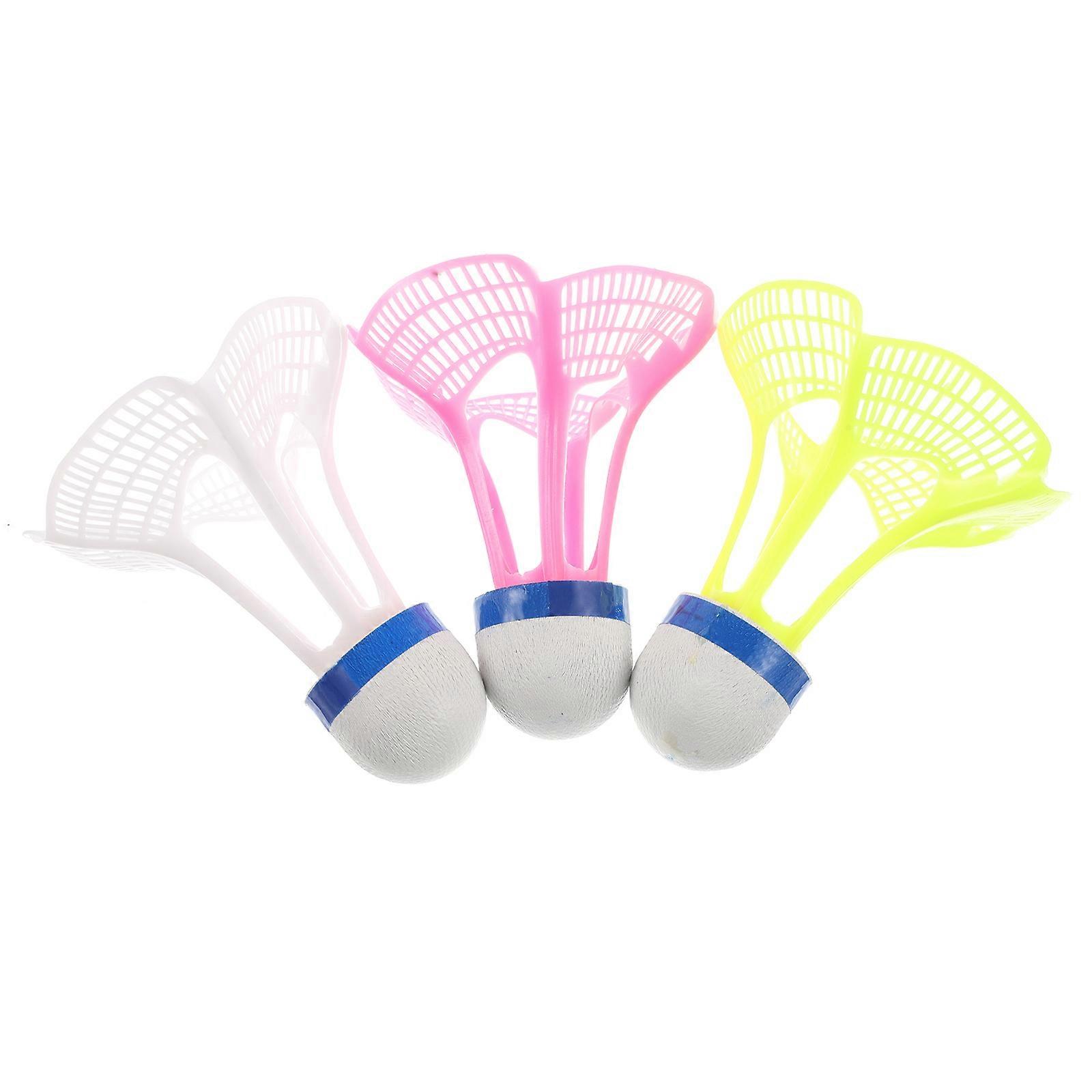 Windproof Badminton Shuttlecocks Nylon for Outdoor Training 15Pcs