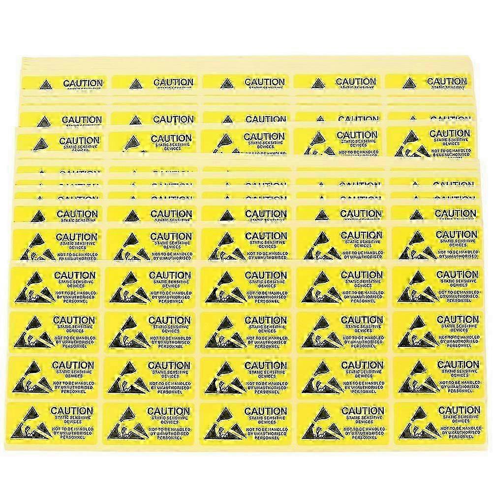 200 Pcs Anti-Static Warning Labels Self Adhesive Static Sensitive Device Stickers compatible withElectrical Equipment