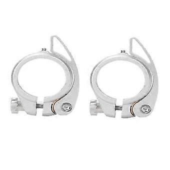 Morsetto per tubo reggisella bicicletta adatto per morsetto per tubo Sp8 da 38 mm, argento