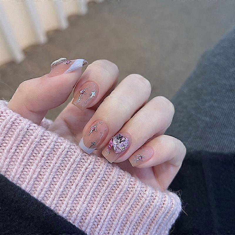 24pcs/box Nail Jelly Glue Finished Patch BY1077