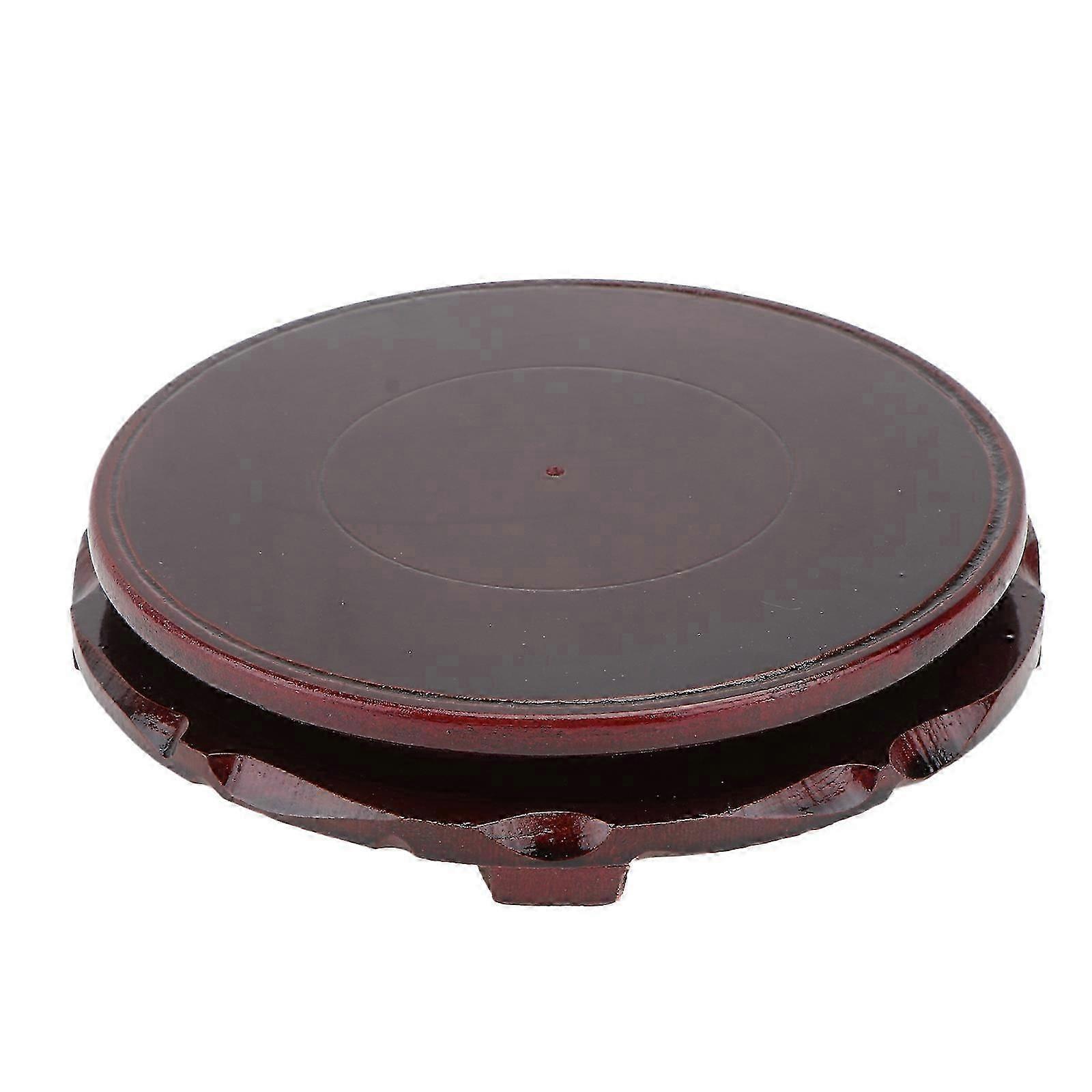 1Pcs Rotatable Flowerpot Stand with Brown Delicate Base