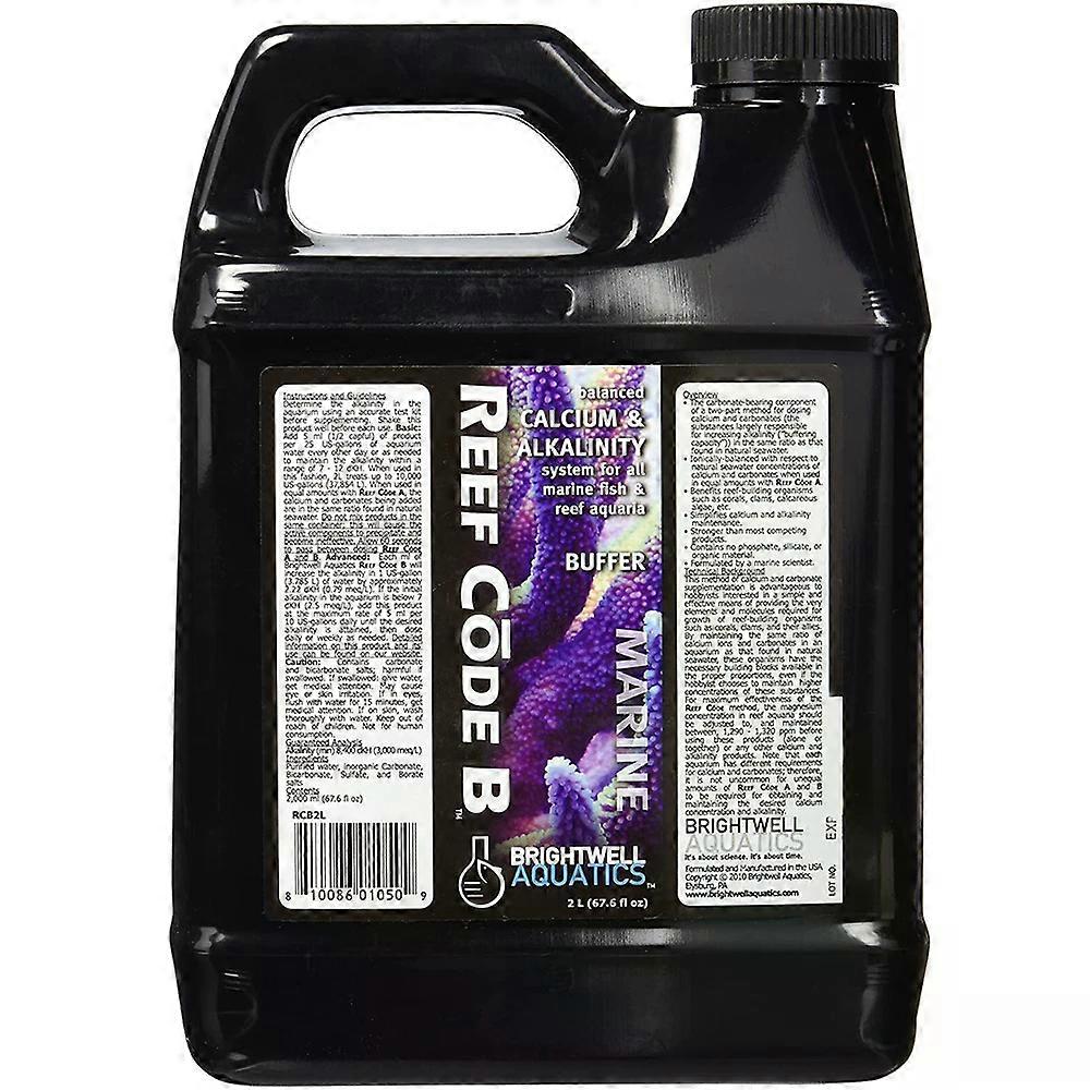 Reef Code B 2 Liters Alkalinity Buffer Live Coral Supplement