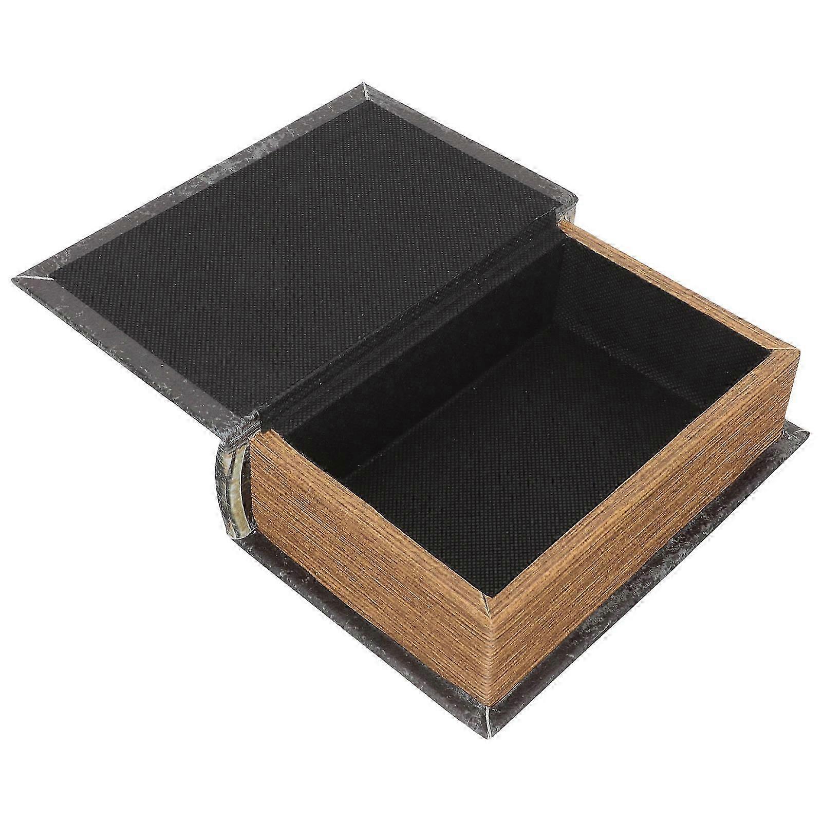 Wood Storage Box | Rectangular Shape | Black | Christmas Travel Gift Container