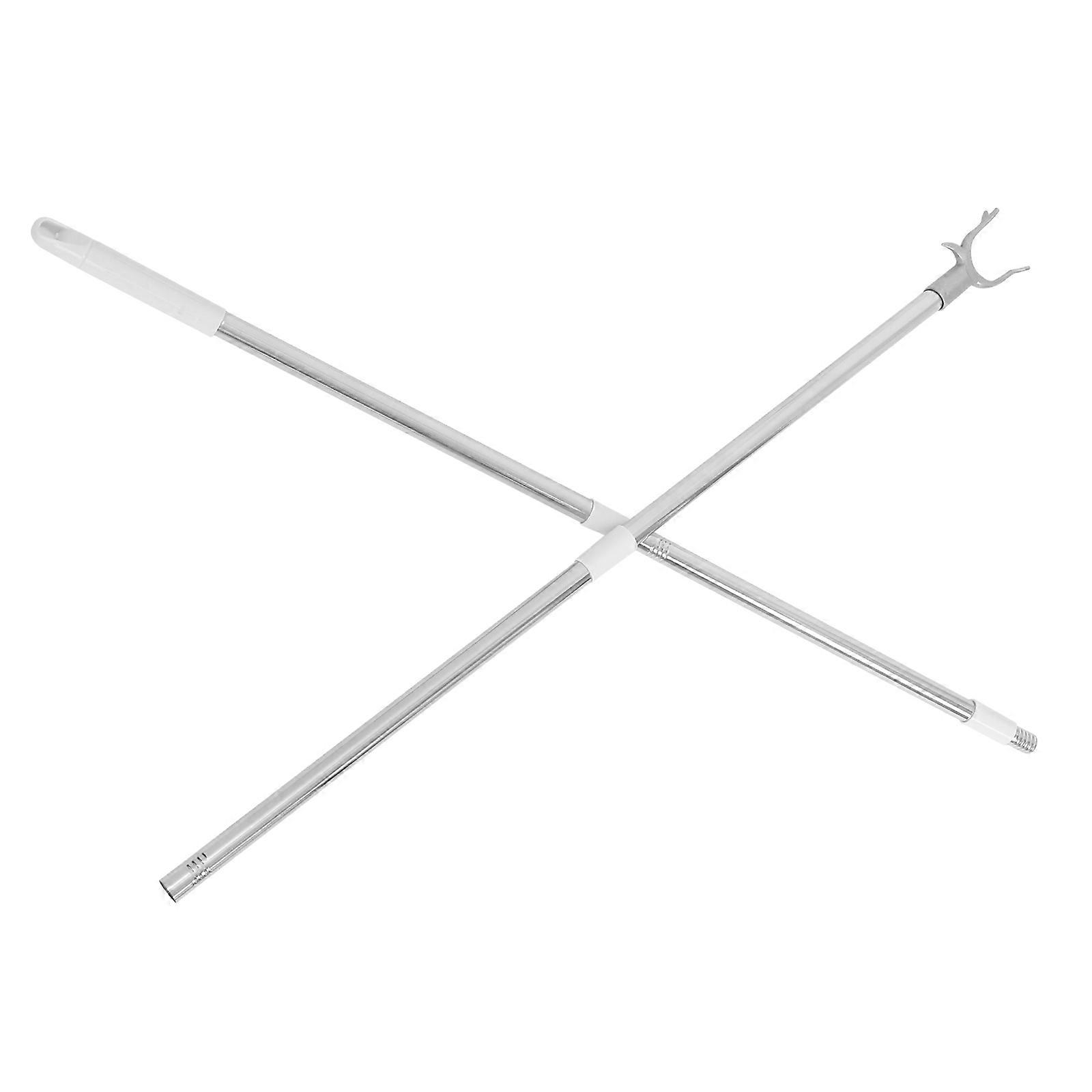 Mutitool Extendable Reach Pole Extendable Pole Clothes Drying Rod Telescoping Pole Garment Hook