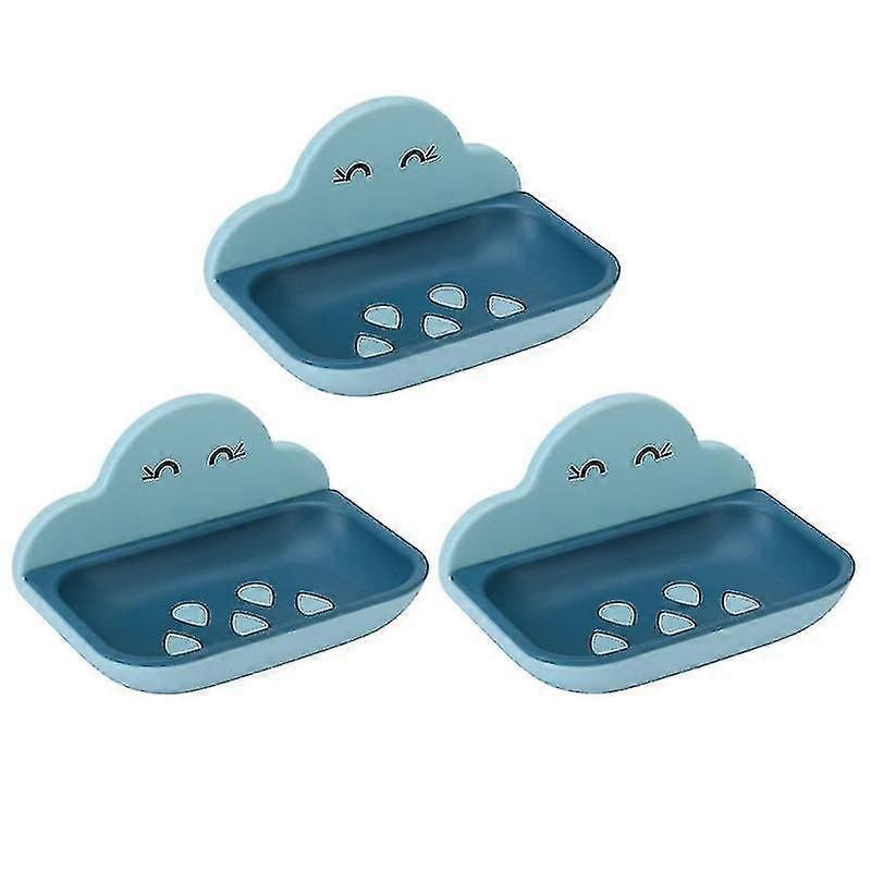 3pcs Soap Dishes, Plastic Soap Draining Dish