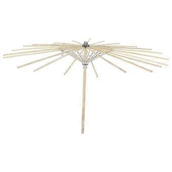 Beige Bamboo Umbrella Support Frame for Repairing Foldable Umbrella Accessories 7.5 Inches