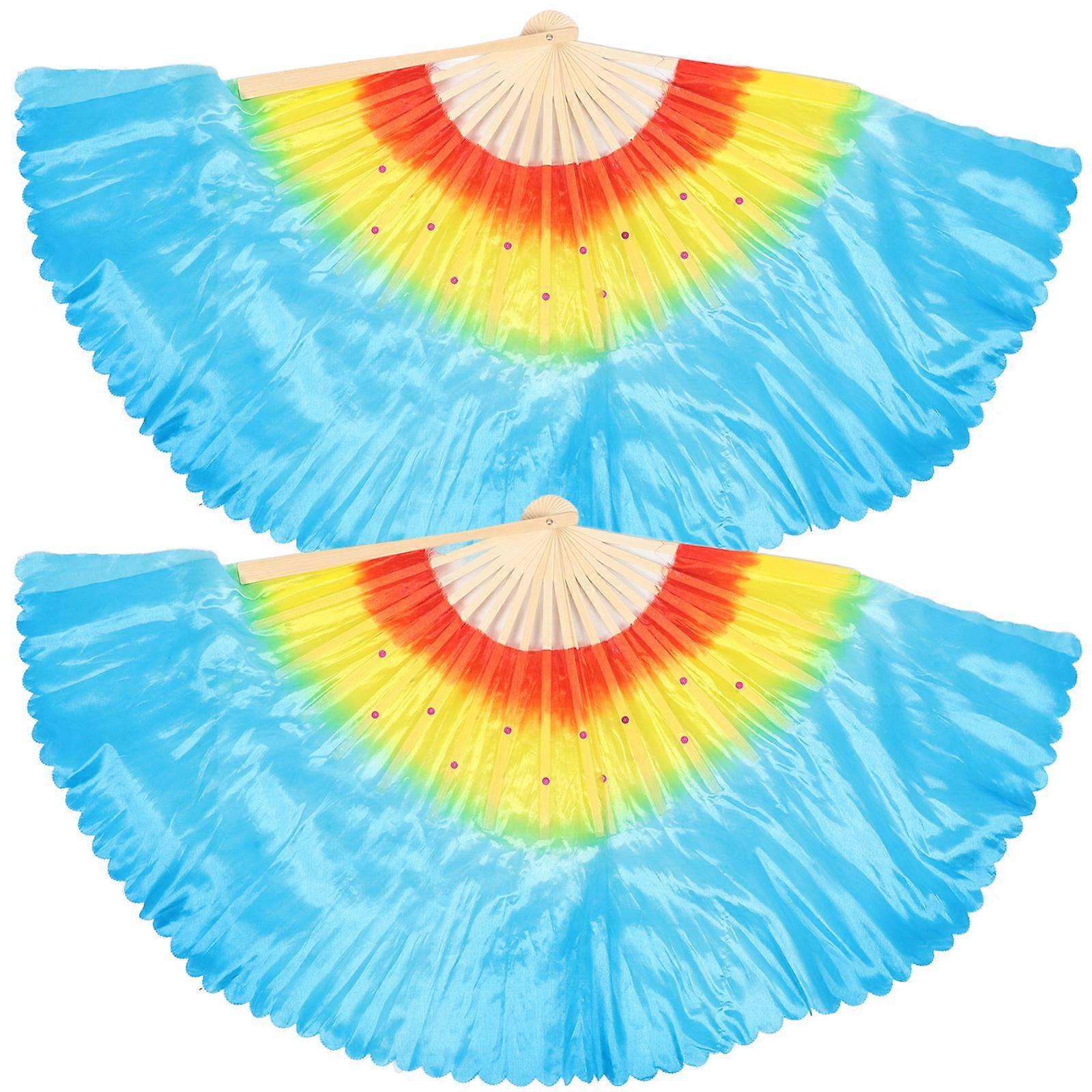 Fan for Decor 2Pcs Practical Exercise Hand Fan Performance