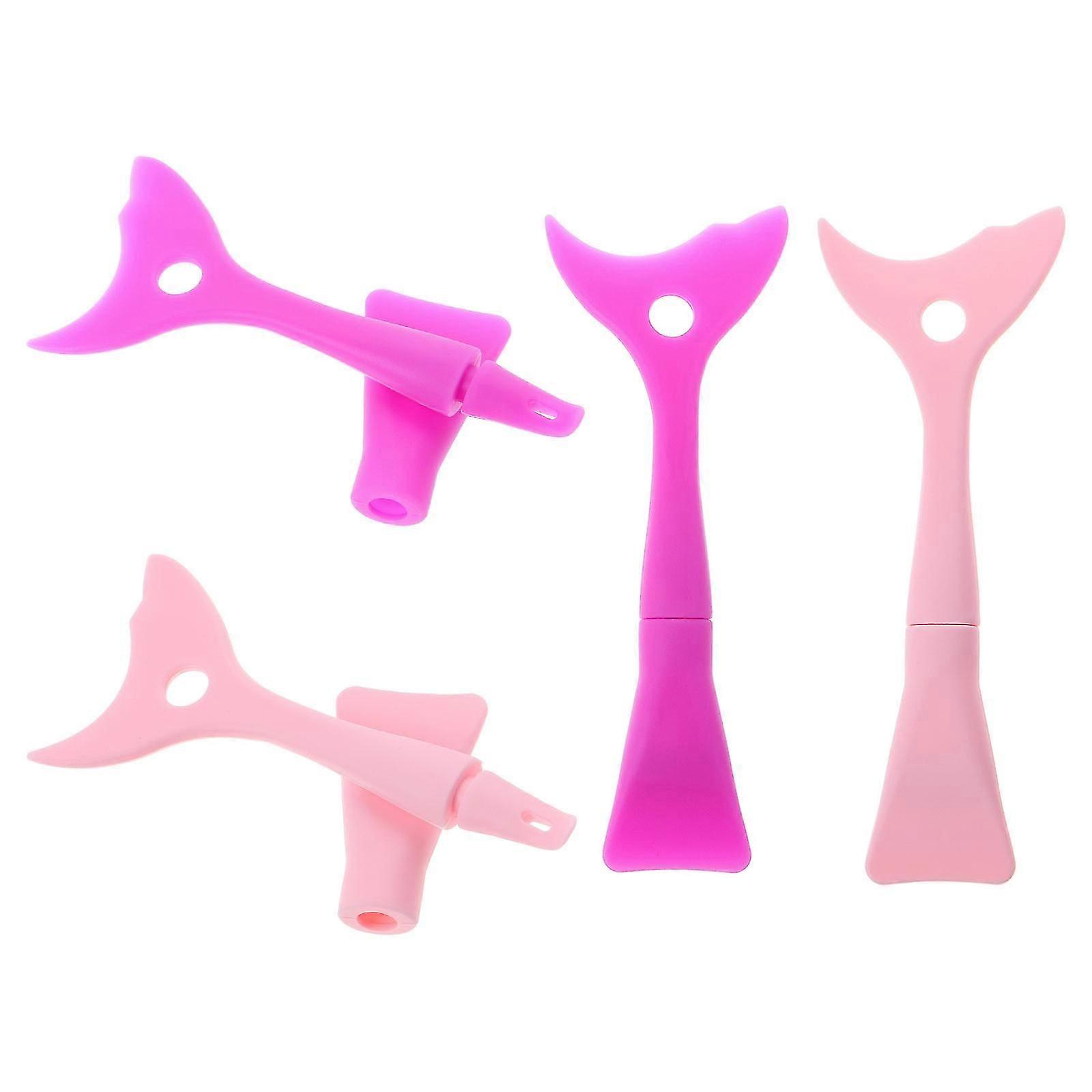 Eye Makeup Tool Silicone Eyeliner Stencils for Precise Application 4Pcs