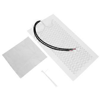 2Pcs 12V Carbon Fiber Car Seat Heater, 53x27cm Heated Cushion Pad for Winter