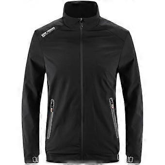 Men's Jacket Spring and Autumn Windproof Elastic Jacket Men's Sports Trench Coat Casual Stand-up Collar Quick-drying Breathable Loose Top