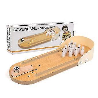 Mini-Bowlingkugel aus Holzspielzeug für Kinder