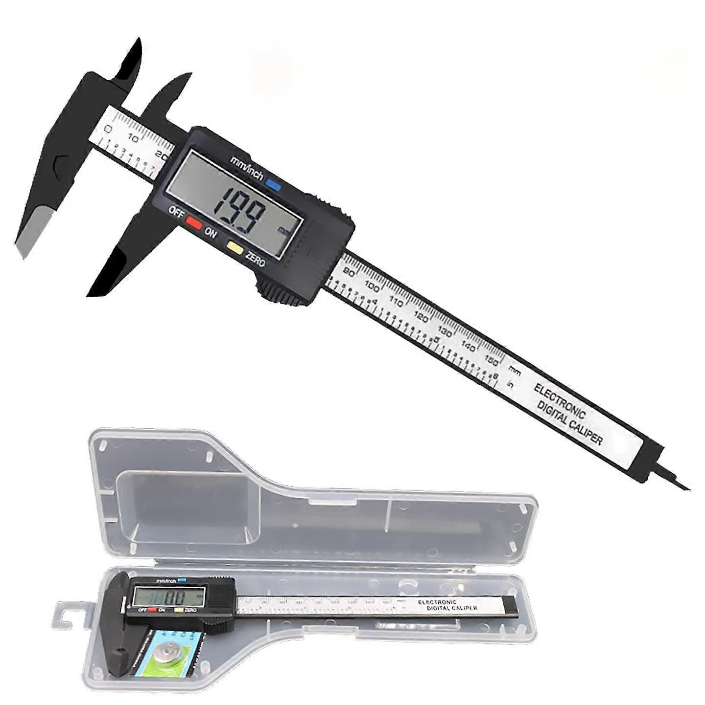Electronic Digital Calipers, inch and Millimeter Conversion,LCD Screen displays, Automatic Shutdown (150mm)