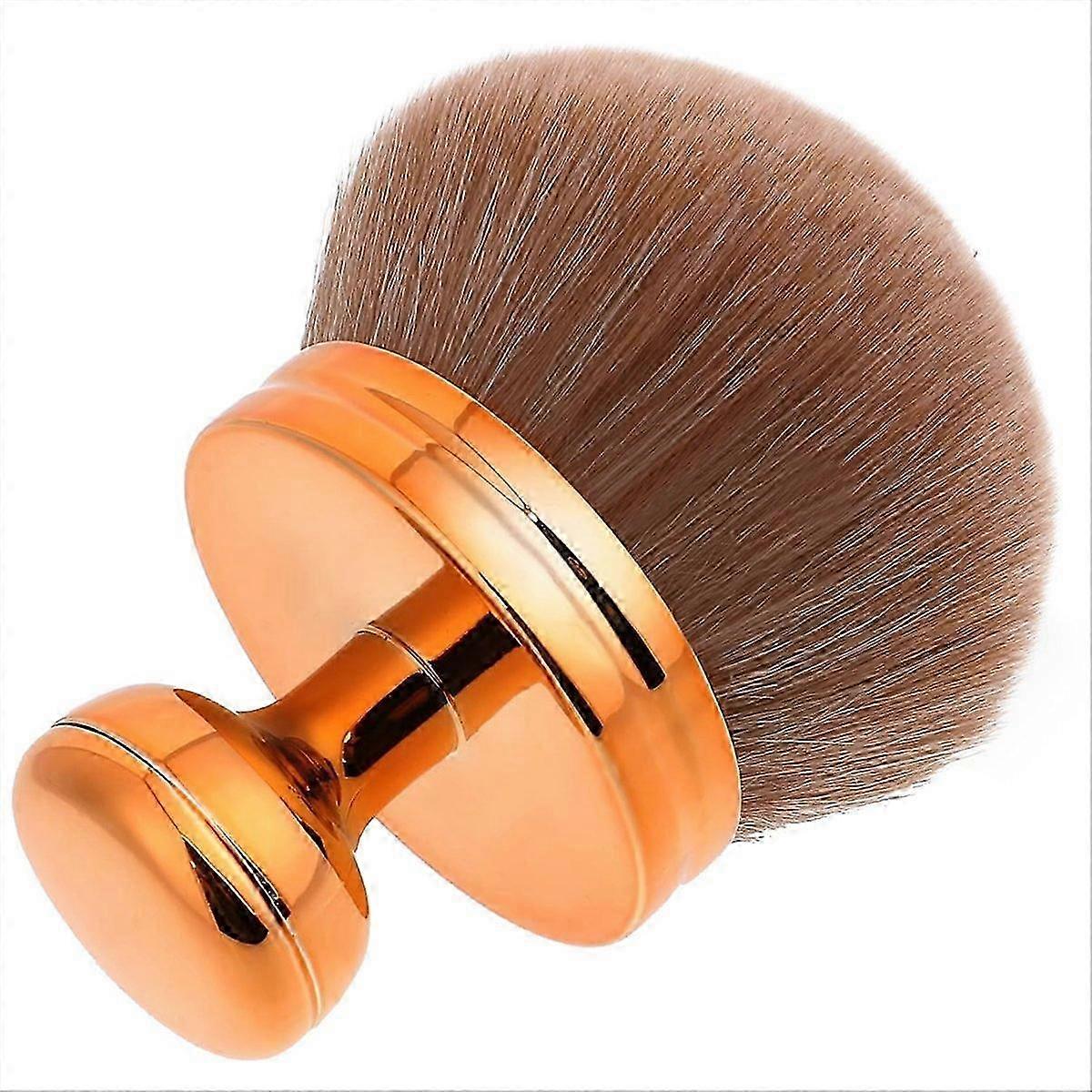 Makeup Brush compatible with Bronze Blend Self Tan Back Applicator, Rose Gold