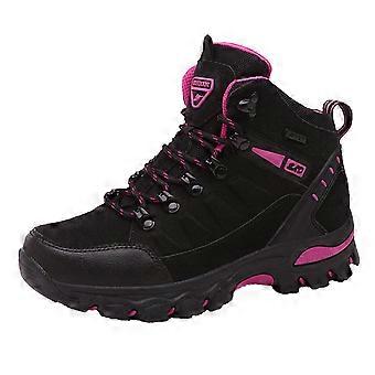 Damen-Freizeitschuhe zum Wandern, Laufen und für Outdoor-Aktivitäten, wasserdicht und rutschfest, Schnürschuhe für Damen, bequem und rutschfest