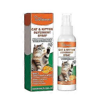 Cat Deterrent Spray Natural Scratching Cats Anti Scratch Spray No Stimulation Orange Fragrance Sofa Furniture Protectors