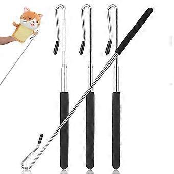4 Pcs Puppet Handles Arm Control Rod Metal Puppet Hand Rod Puppet Stick Accessory For Ventriloquists Puppets Half Body Puppets 55cm