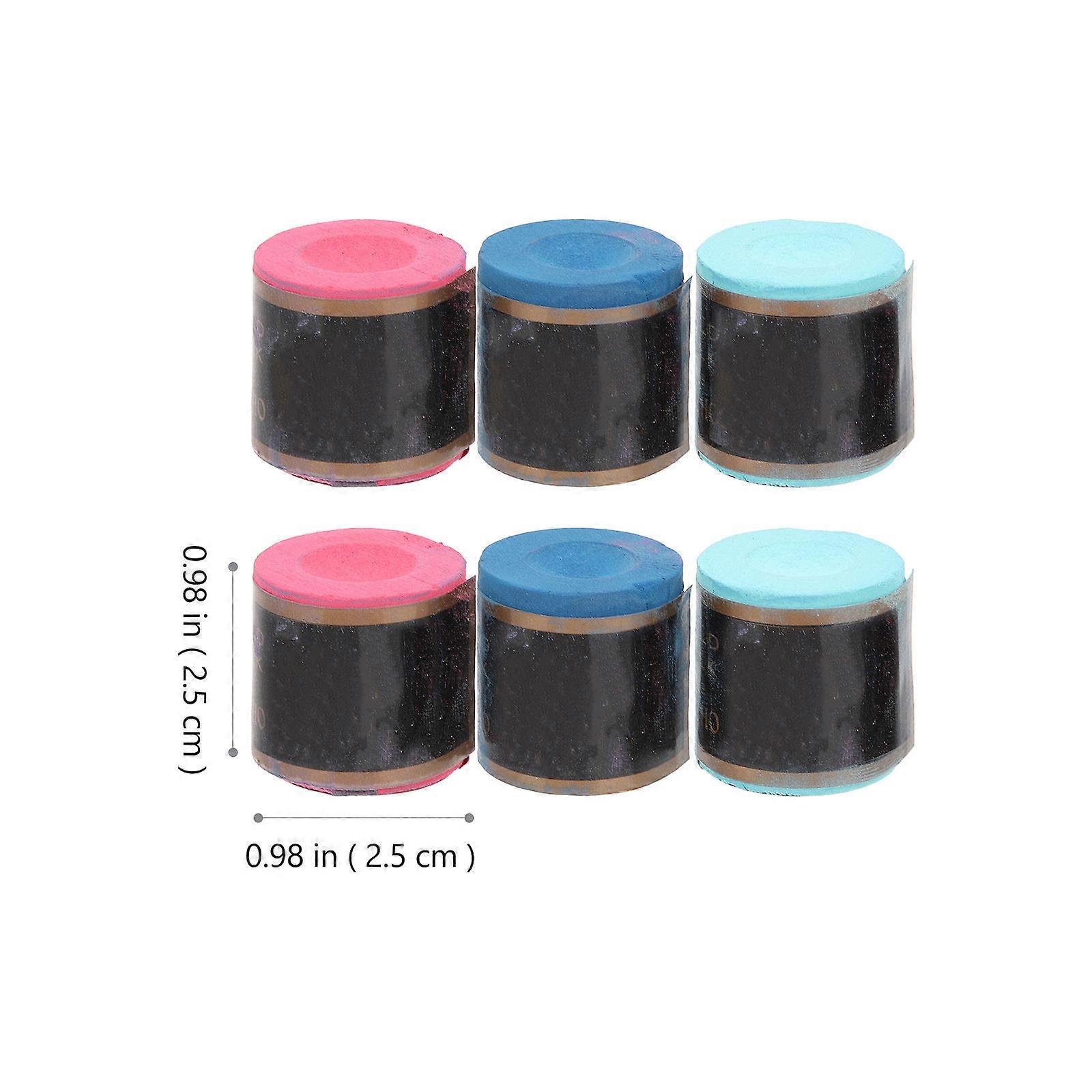 Professional Pool Chalk Fine Pool Chalks for Cue Use 6Pcs Billiard Accessory
