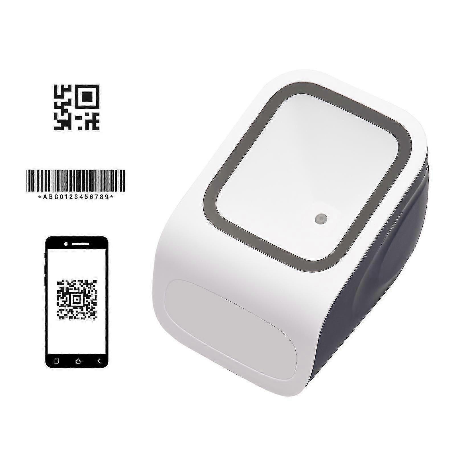 Plug&Play 1D 2D QR Desktop Barcode Scanner Platform USB Wired Hands-free Code Reader
