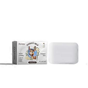 Donkey Milk Whitening Soap, Body Back Cleansing Lighten Underarm Dark Skin Moisturizing Whitening Beauty Soap