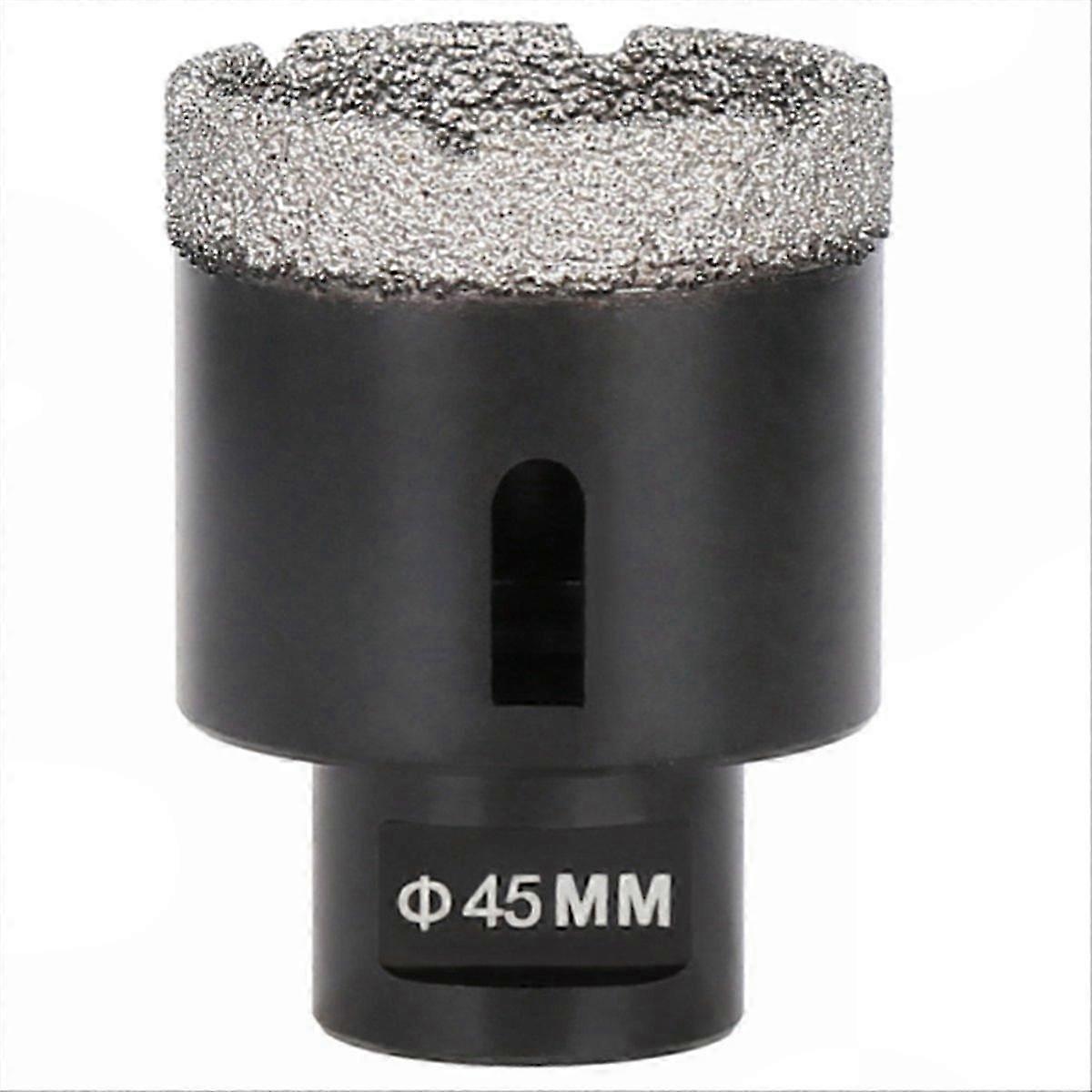 Marble Hole Opening 45mm Thread Brazing Diamond Drill Bit, 1Pc