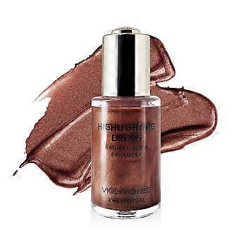 Illuminante liquido in gocce color oro rosa per viso e corpo con effetto radioso modulabile, 30 ml