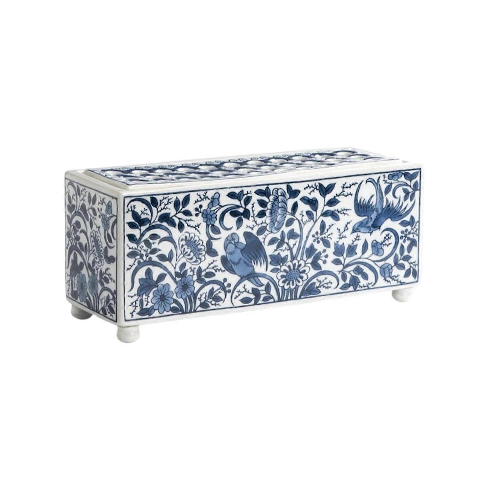 Rectangular Flower Vase Perforated Flower Arranging Vase Fade Resistant