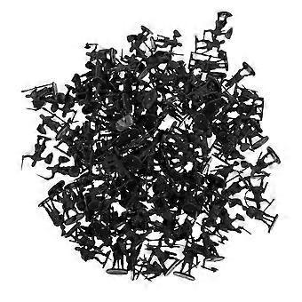 Miniature Soldier Figurines for Sand Table 400Pcs Plastic Grey Models