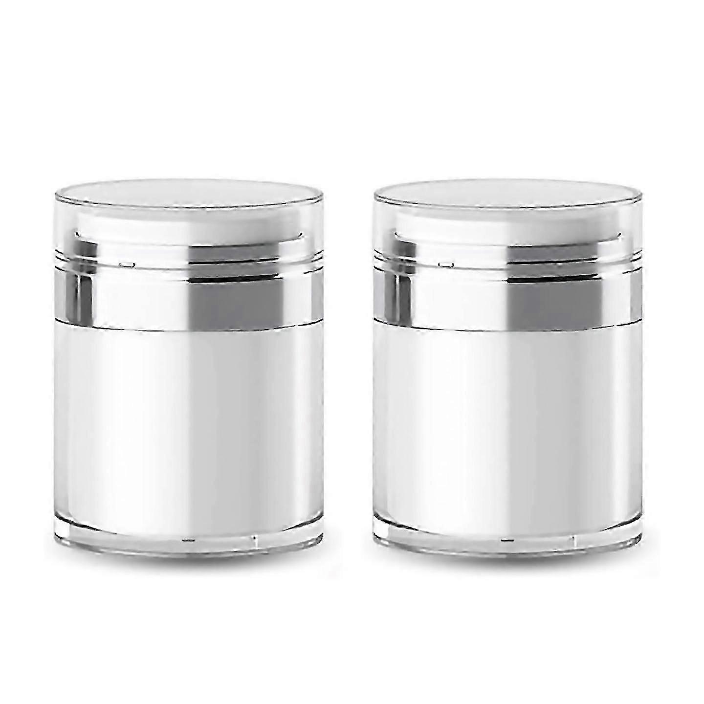 Empty Acrylic Cosmetic Containers Refillable Makeup Airless Pump Jars