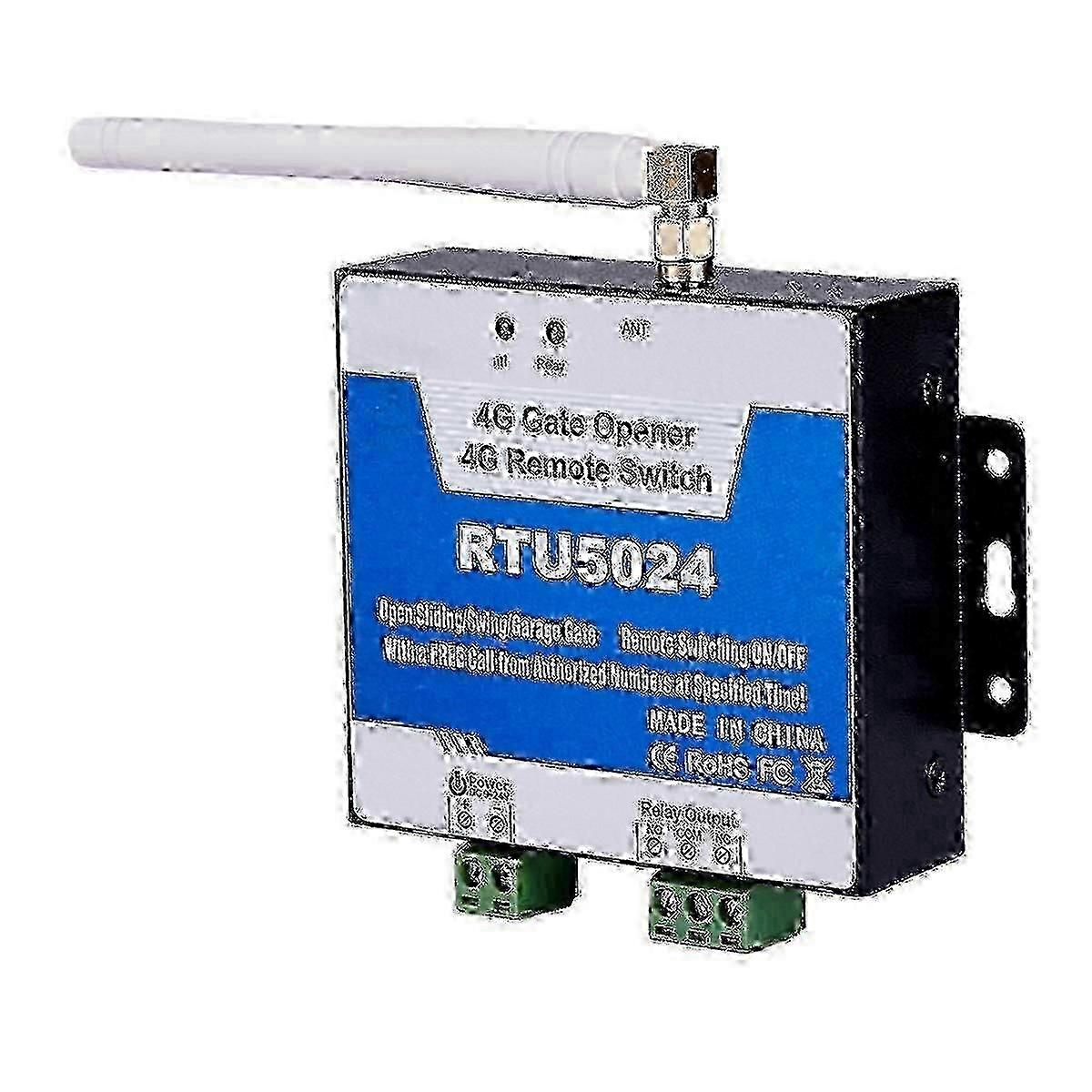 Automatic Gate Controller, 4G GSM Opener for Gate Access with Free Phone Remote