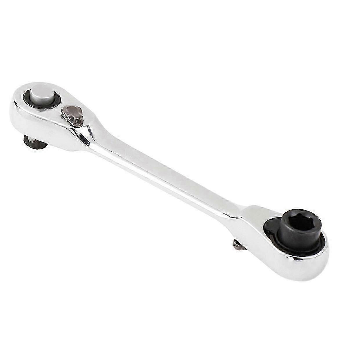Quick release ratchet Compatible withworkshop - Double ended socket wrench screwdriver tool