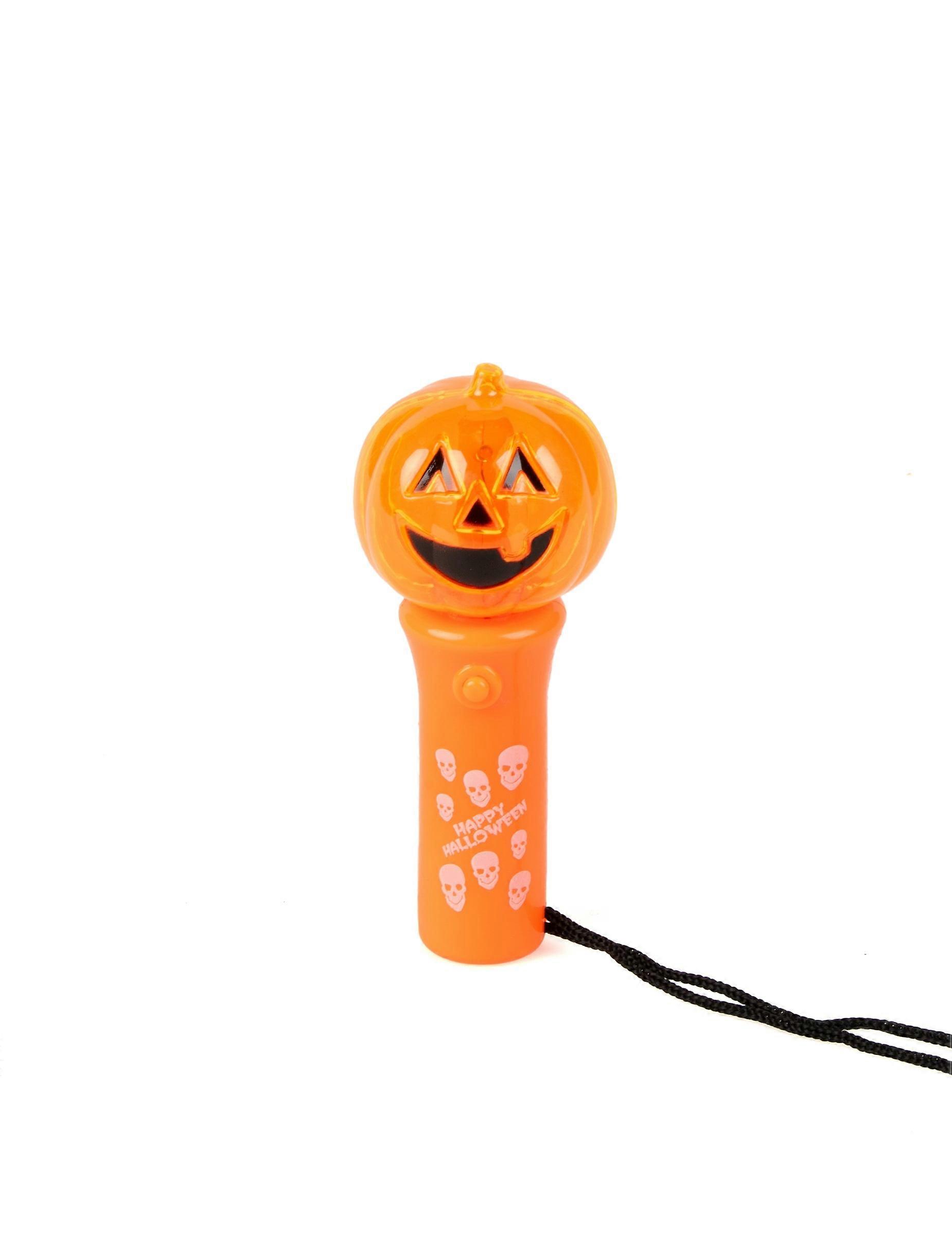Pumpkin light spinner torch 12x5 cm