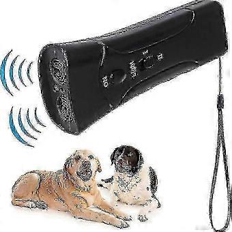 Ultrasonic Dog Bark Control Trainer with LED Flashlight, Portable and Easy-to-Us