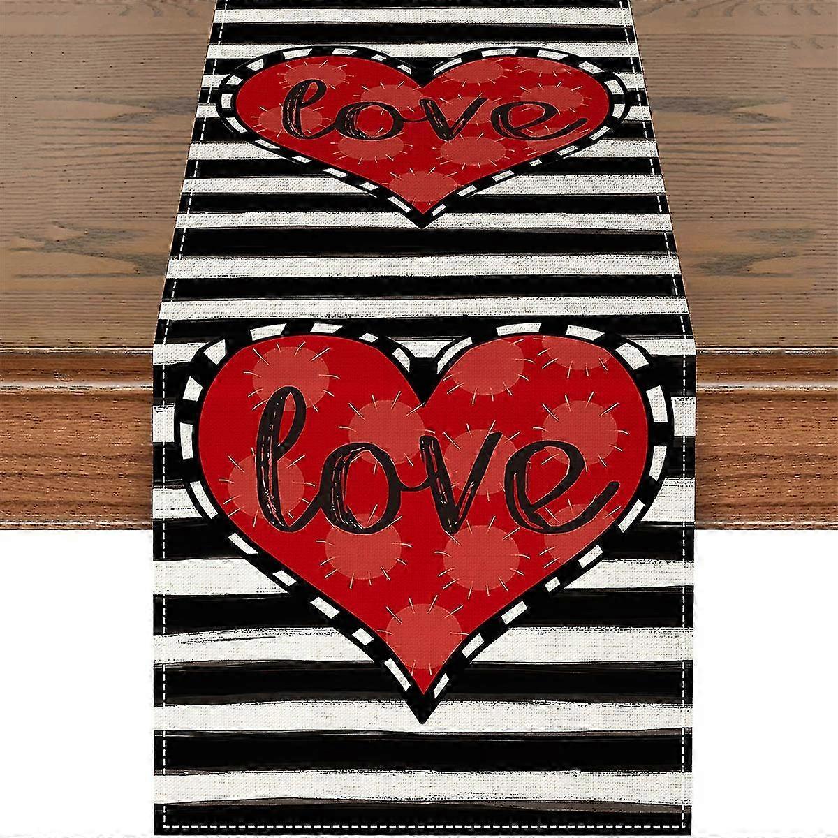 Velvet Heart Table Runner