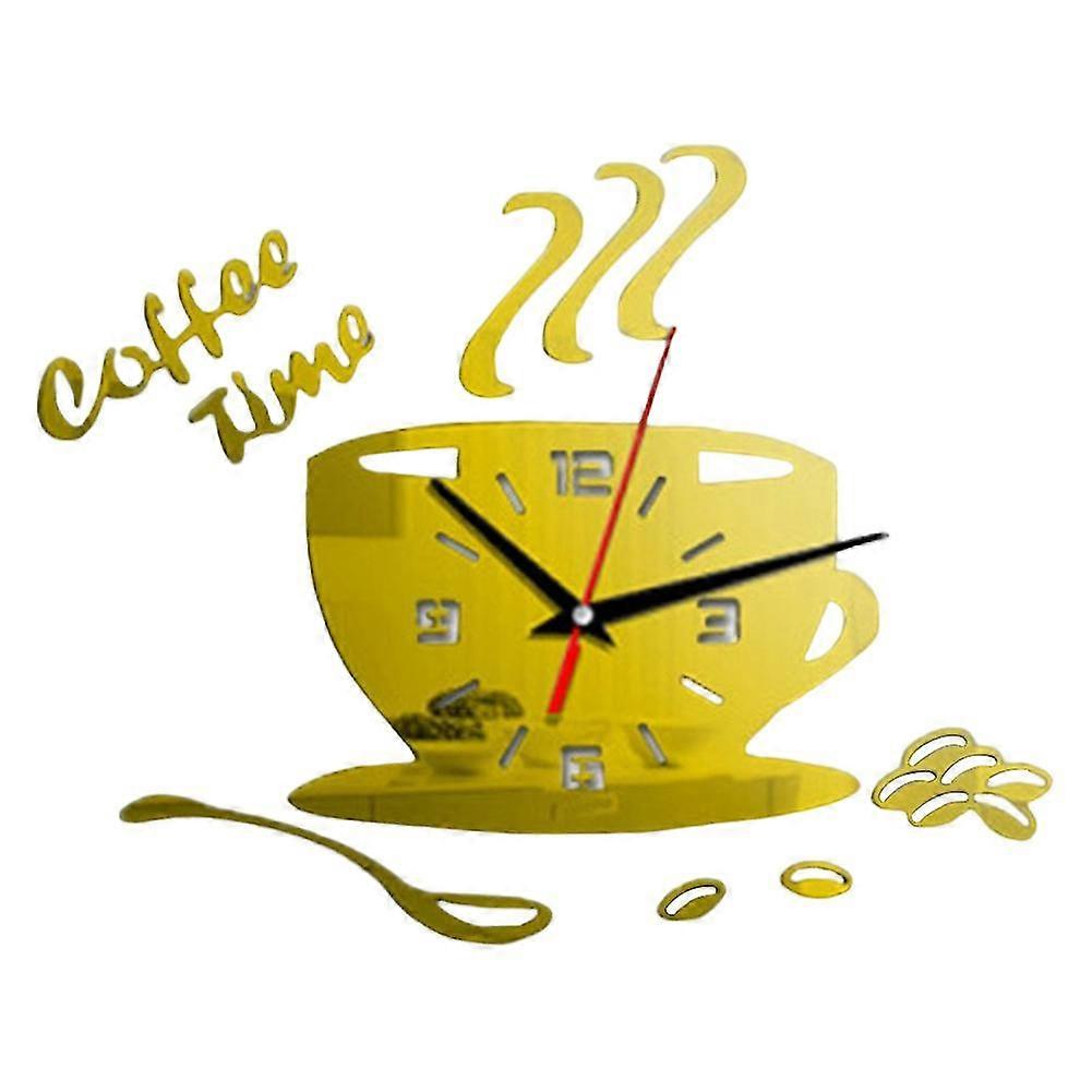 Mirror-Finish Acrylic Wall Clock