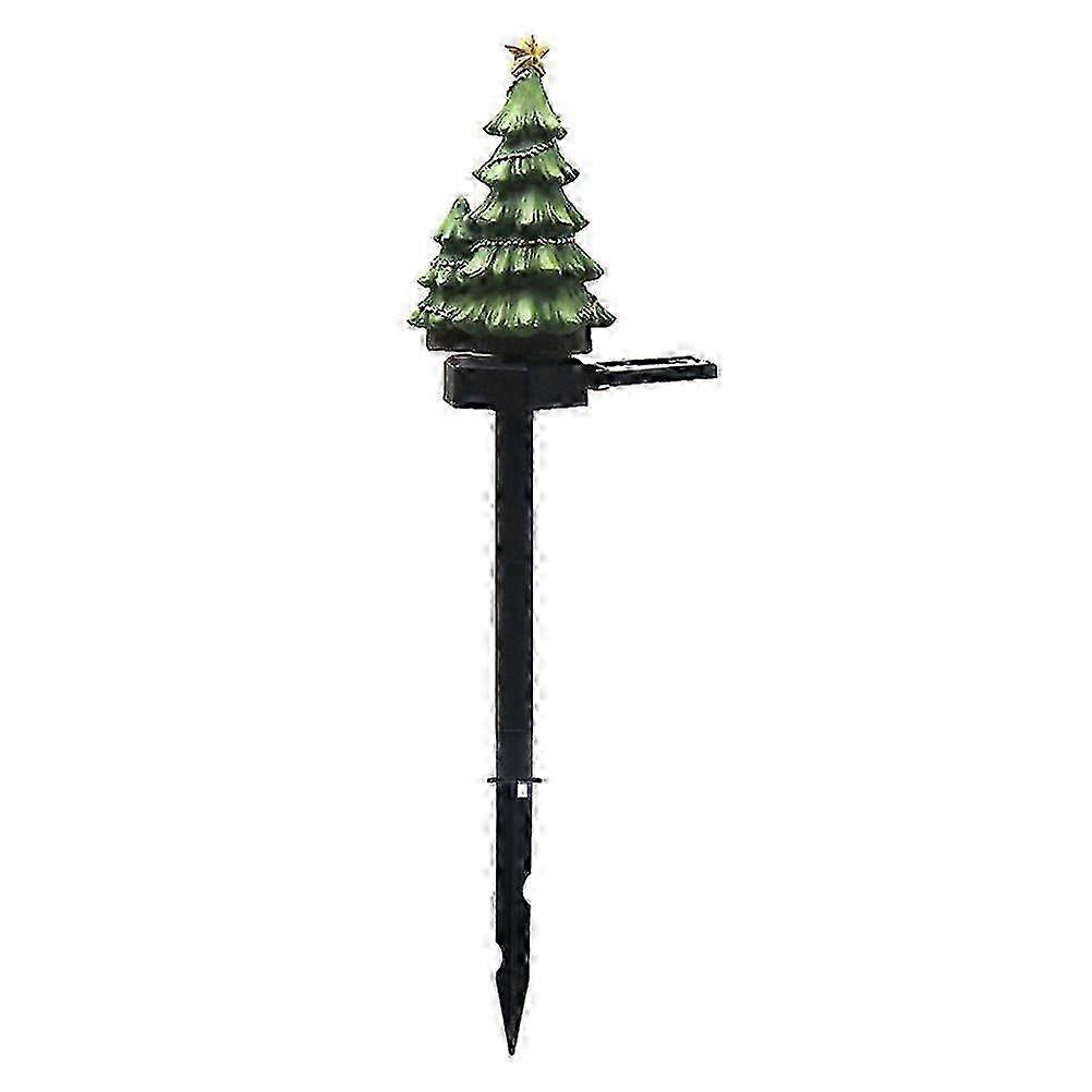 Green Solar-Powered Yard Light