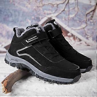 Heren wintersneakers, nieuwe hoogwaardige sneakerlaarzen met antislip dikke zool, katoenen wandel- en werkschoenen voor dames.