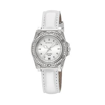 Breil Decke Uhr für Frauen Analog Quarz mit Kuhfell Armband TW0797