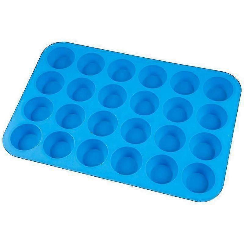 24 Cup Silicone Muffin & Cupcake Baking Pan - Non Stick