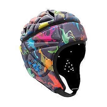 Kids Rugby Headgear Youth Padded Sports Helmet Breathable Cooling Design Adjustable Fit Colorful_zyap
