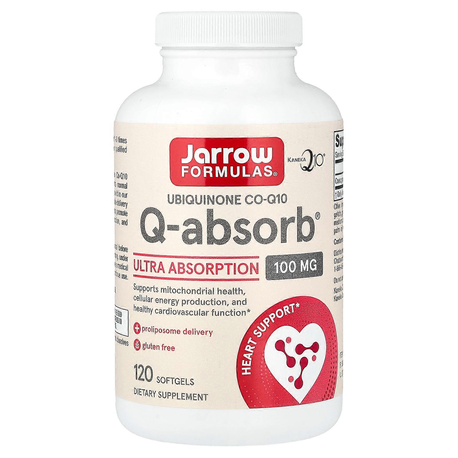 Jarrow Formulas, Q-Absorb, 100 mg, 120 Softgels