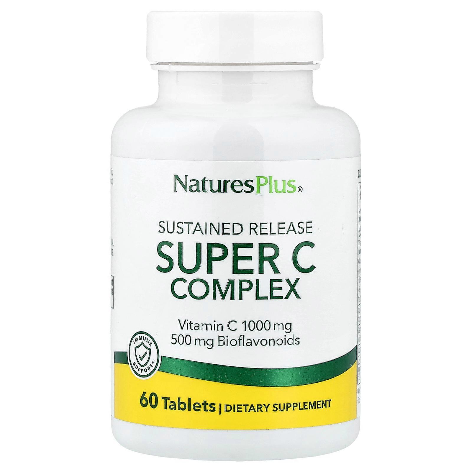 NaturesPlus, Super C Complex, Sustained Release , 60 Tablets