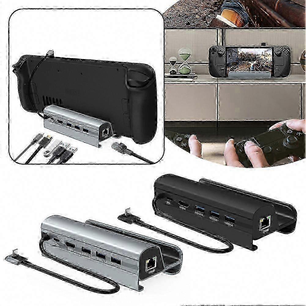 Steam Deck Dock Plug Play Multifunctional Docking Station compatible with Laptops