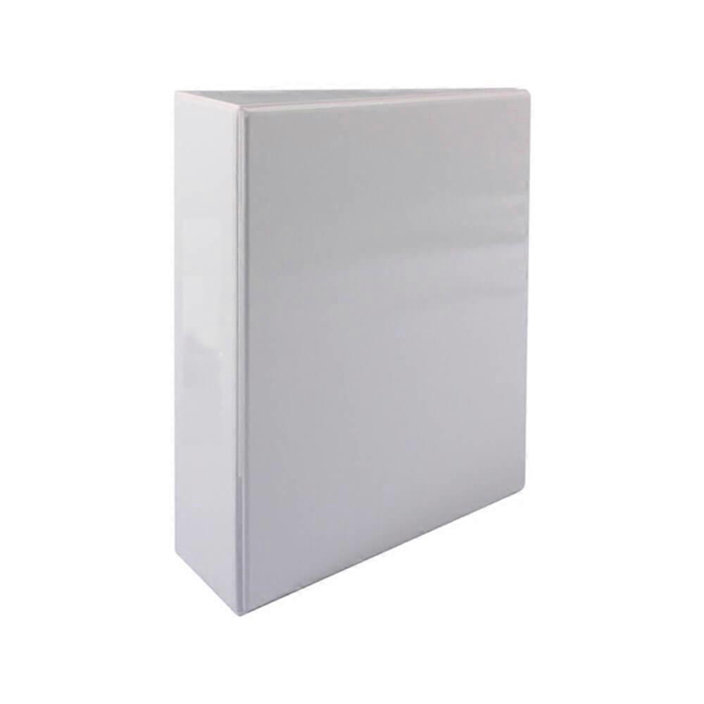 WHITE Marbig Clearview Insert Lever Arch Environmental Friendly Polypropylene A4