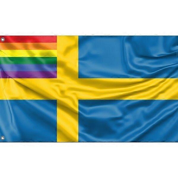 Sweden LGBTQ Flag | Unique Design