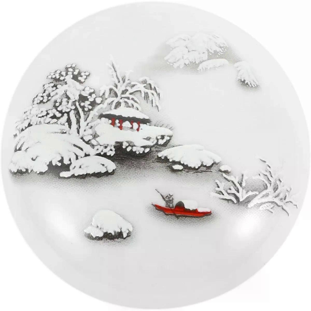Red Inkpad for Seal Use, Premium Ceramic Box