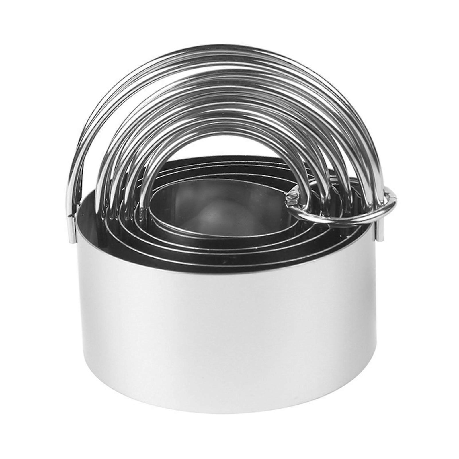 5Pcs Assorted Size Stainless Steel Cutters