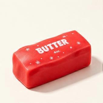 Christmas Themed Crispy Butter Stick Slow Rising Squishy Stress Relief Fidget Toy for Holiday Relaxation