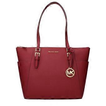 Michael Kors rotem Lederumhängetasche