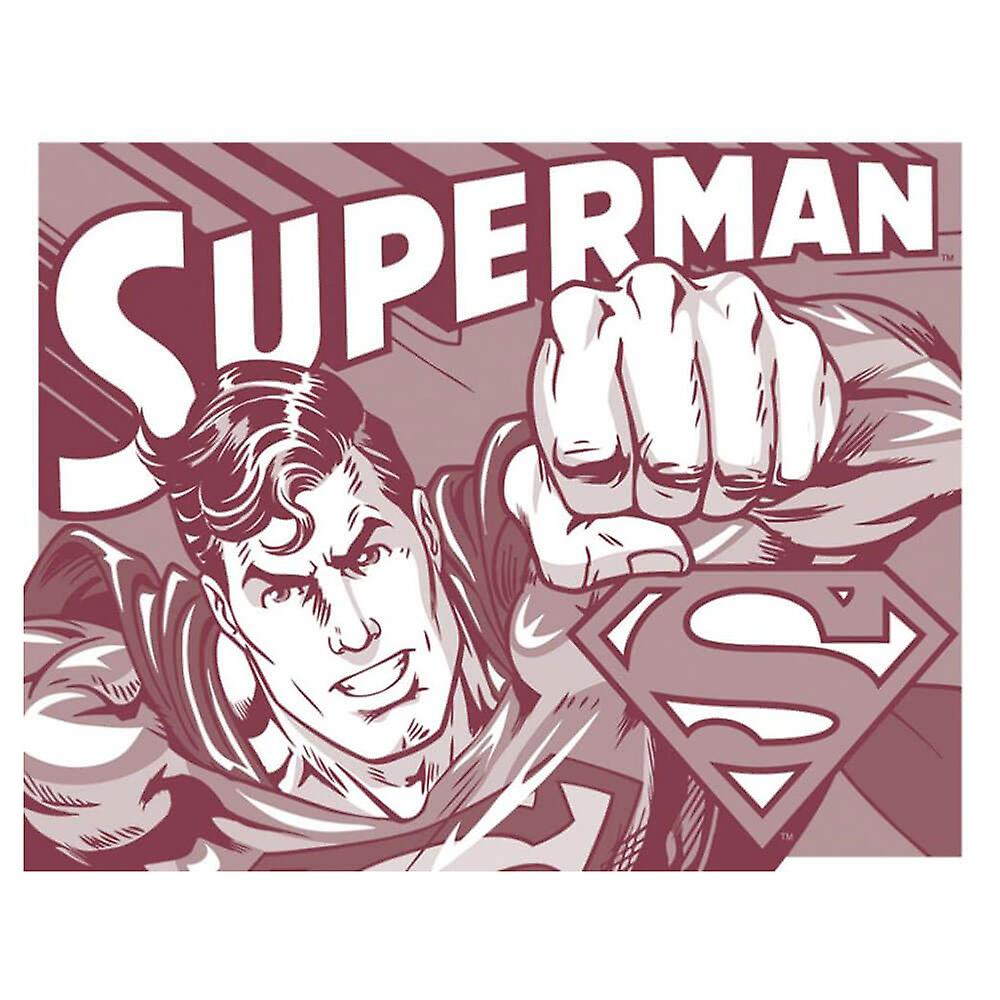 Tin Box Co Superman Retro Designed High Quality Tin Constructed Sign III