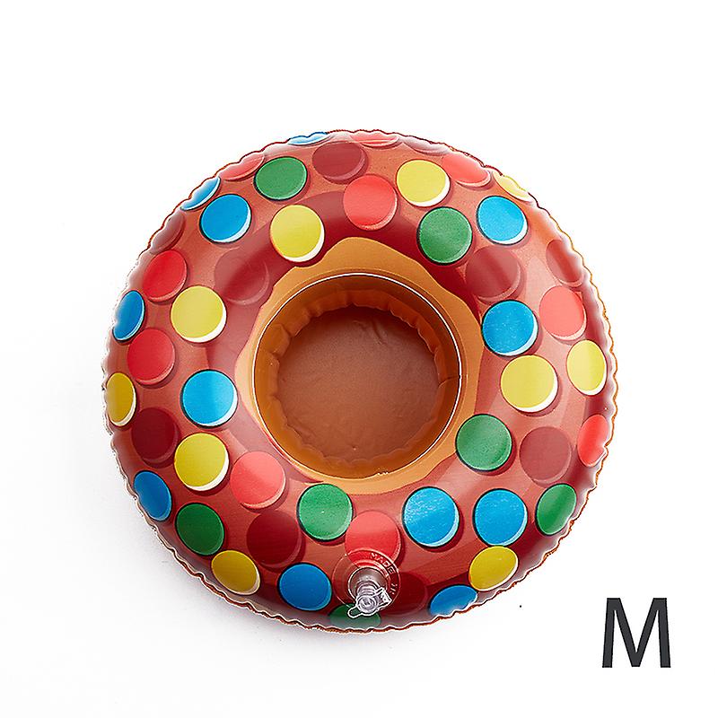 Unbrand Mini Floating Cup Inflatable Drinks Cup Holder Pool Floats Bar Coasters M 1pc